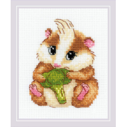 Cross stitch kit "Cute Hamster" 13x16 SR2185